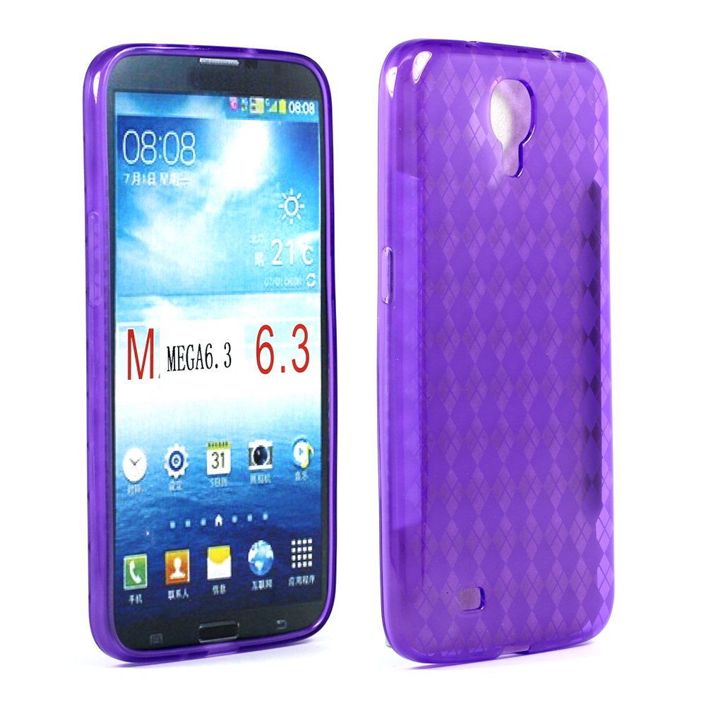 Wholesale Samsung Galaxy Mega 6.3 TPU Gel Case Purple